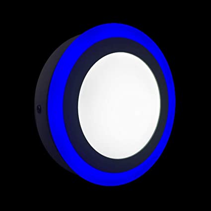 PANEL LIGHT (18+6W) LED MATTE BLUE ROUND